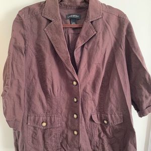Lane Bryant Casual 3/4 Sleeve Jacket / Blazer